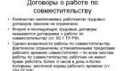 Сколько часов в неделю можно работать по совместительству?